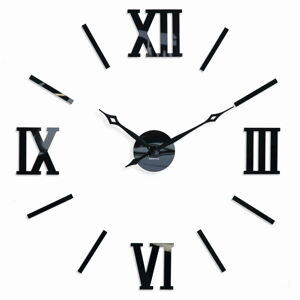 Nalepovacie hodiny Admirable 3 z540c-1-1-x,100-130cm čierna